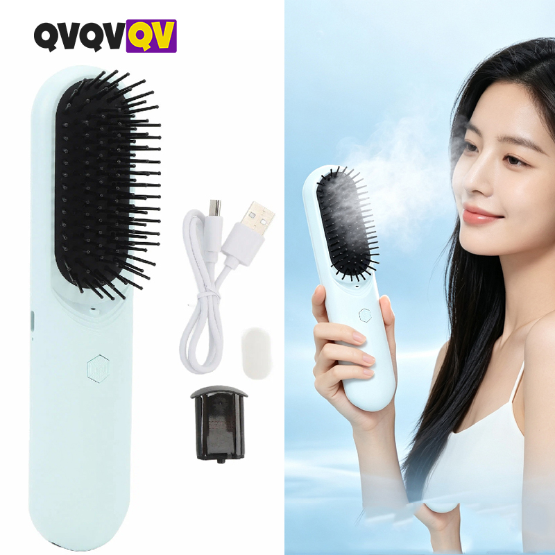 Hair Care Essential Oil Atomizing - Расческа с отрицательными ионами, электрический массажер
