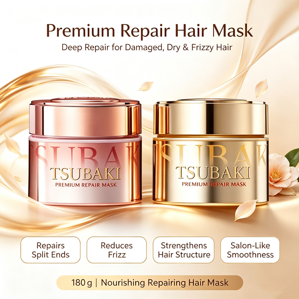 Hair Care Tsubaki - Восстанавливающая маска TSUBAKI Premium для глубокого