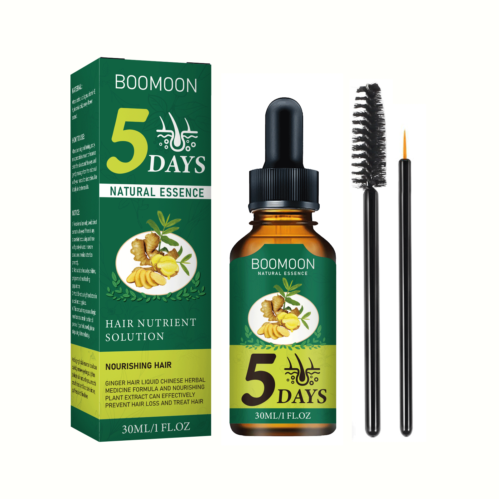 Hair Care Essential Oil Atomizing - Эссенция для роста волос с имбирем,