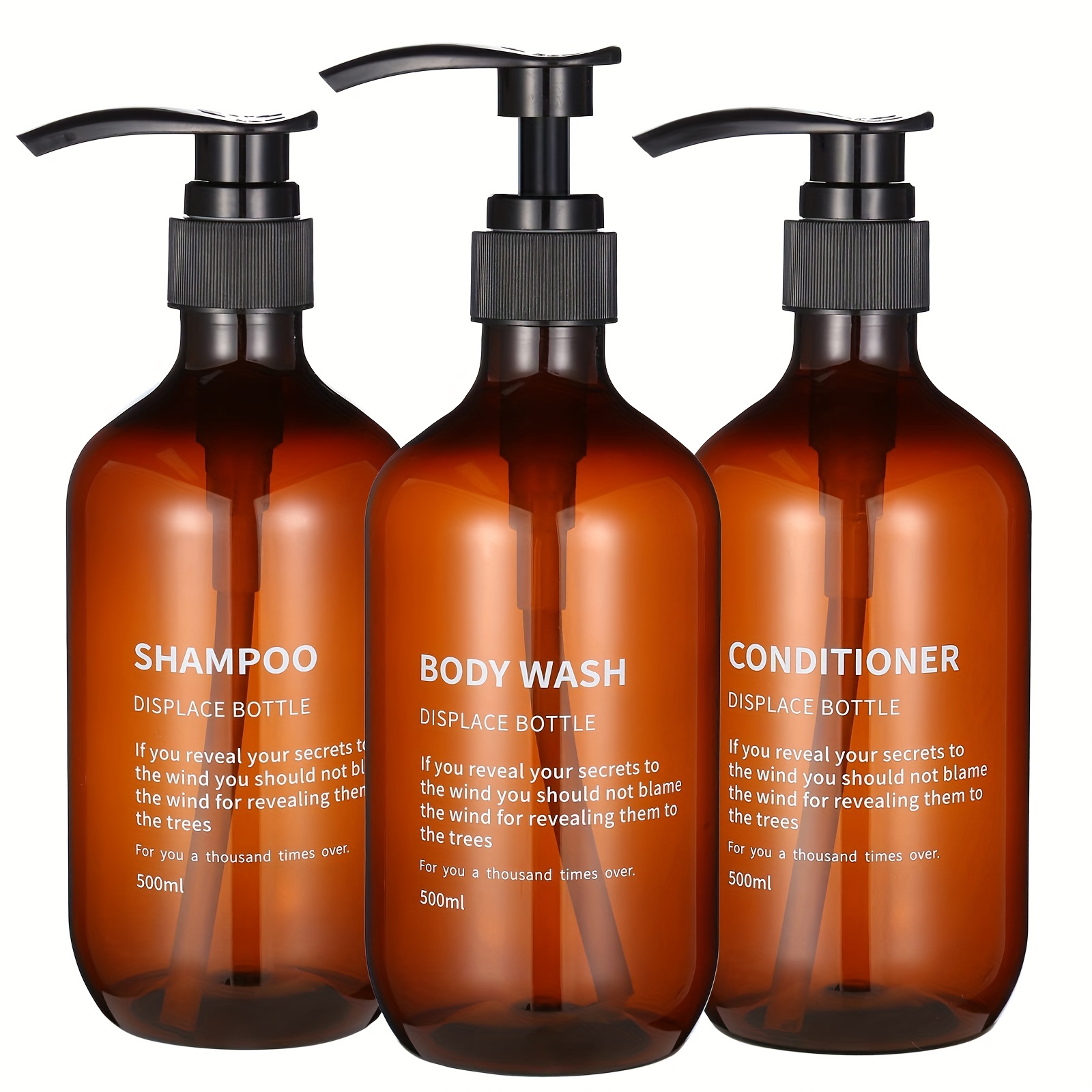 Hair Care Kit - 3 шт., водонепроницаемый дозатор для шампуня