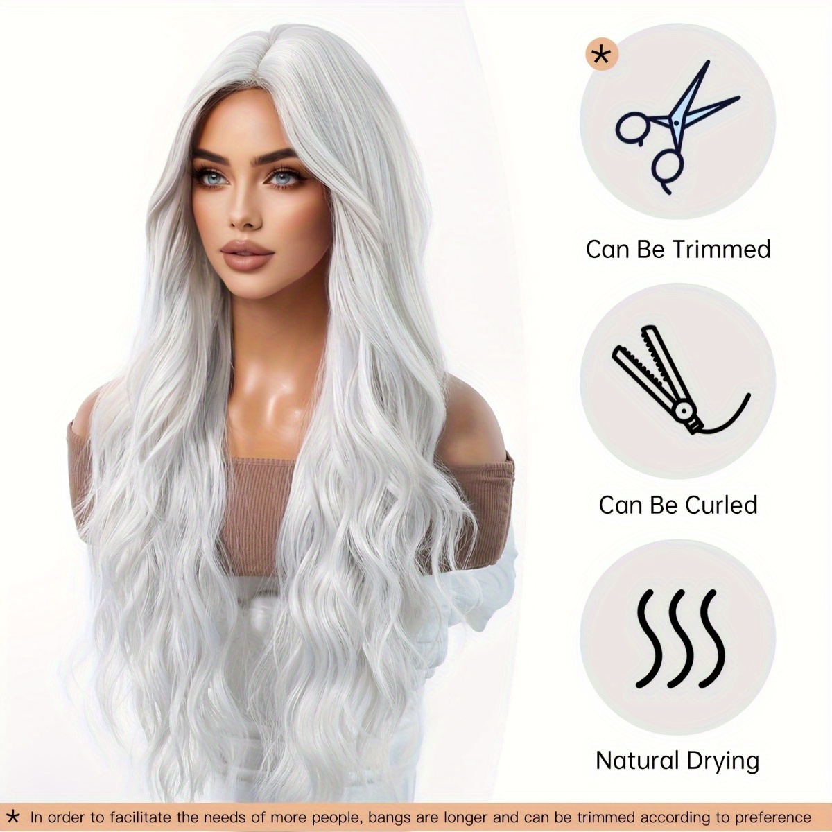 Парик из синтетического волокн – обзор и цена Hair Care Long Hair