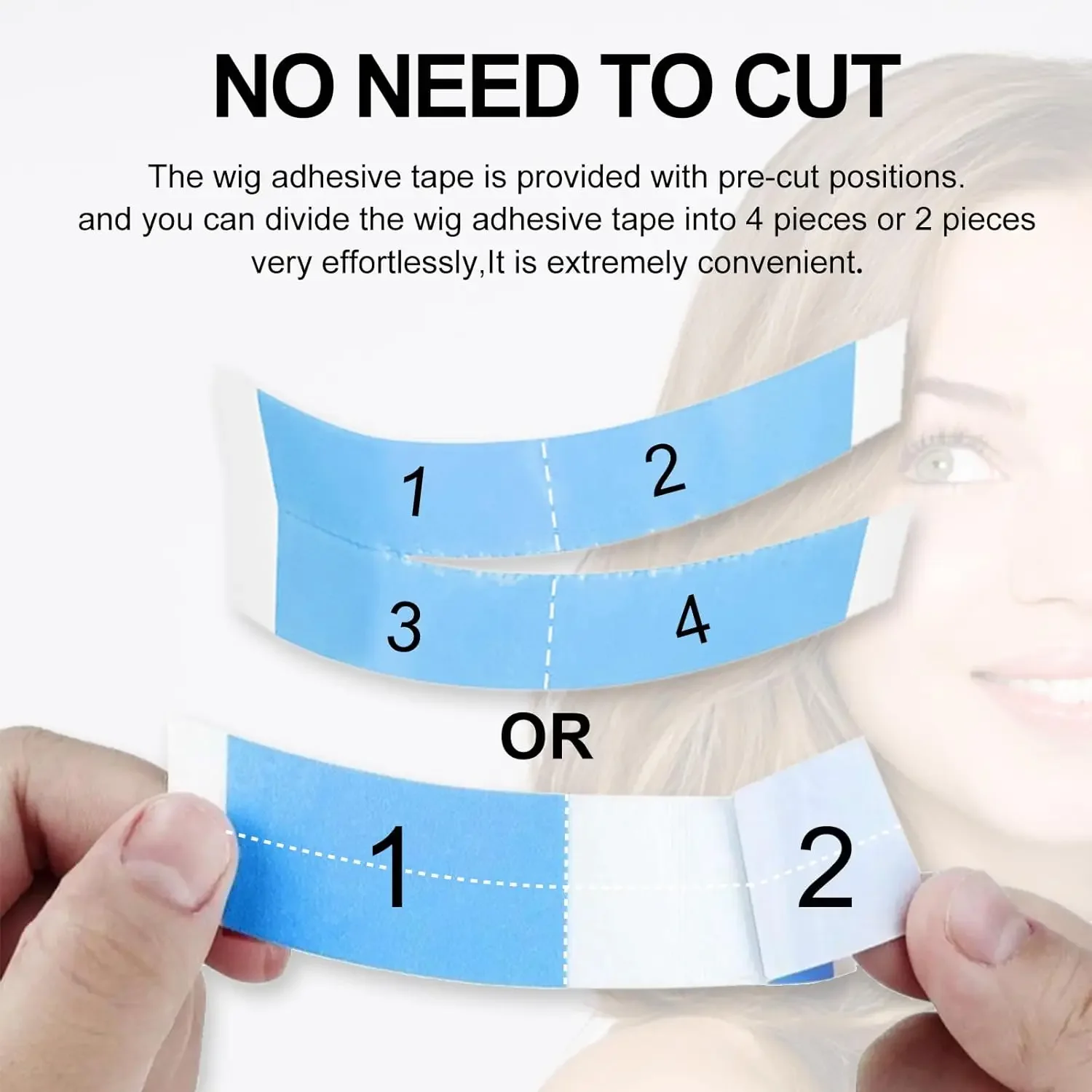 Суперпрочная двусторонняя клей – обзор и цена Hair Extension Tape In