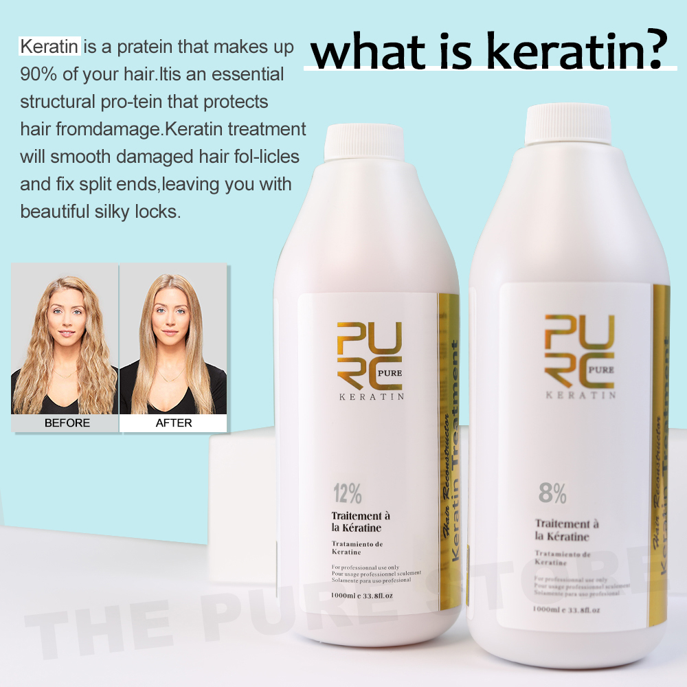 PURC 8% кератина, разглаживани – обзор и цена Hair Care Nutrition