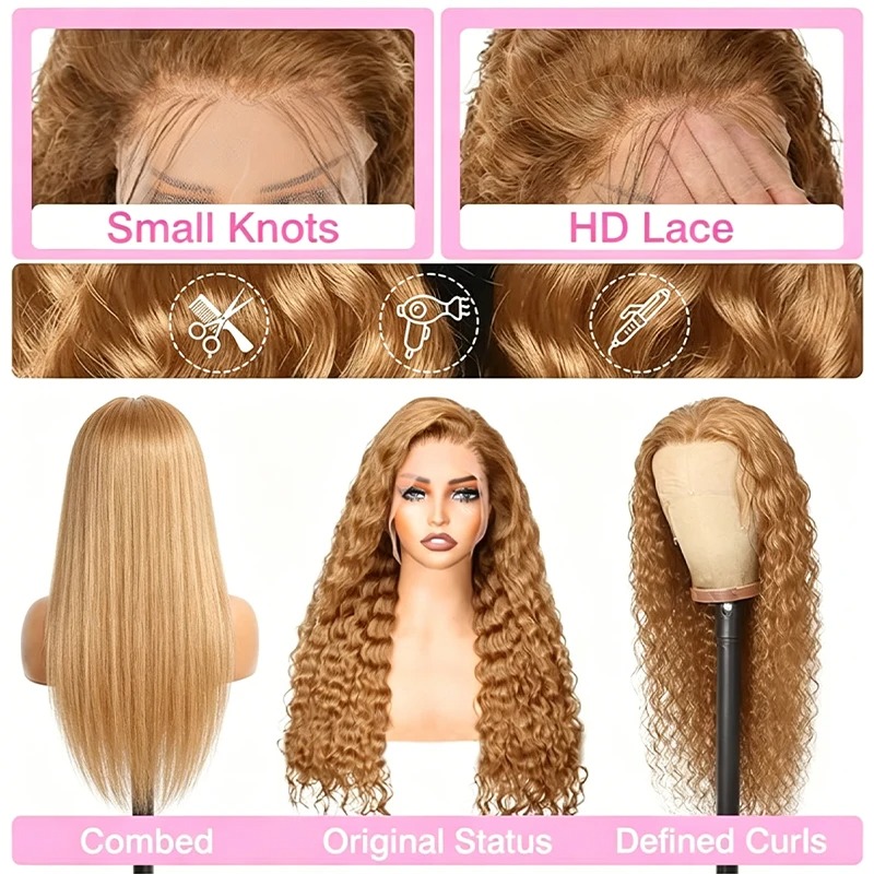 34 38 дюймов медовый блондин п – обзор и цена Lace Front Wig