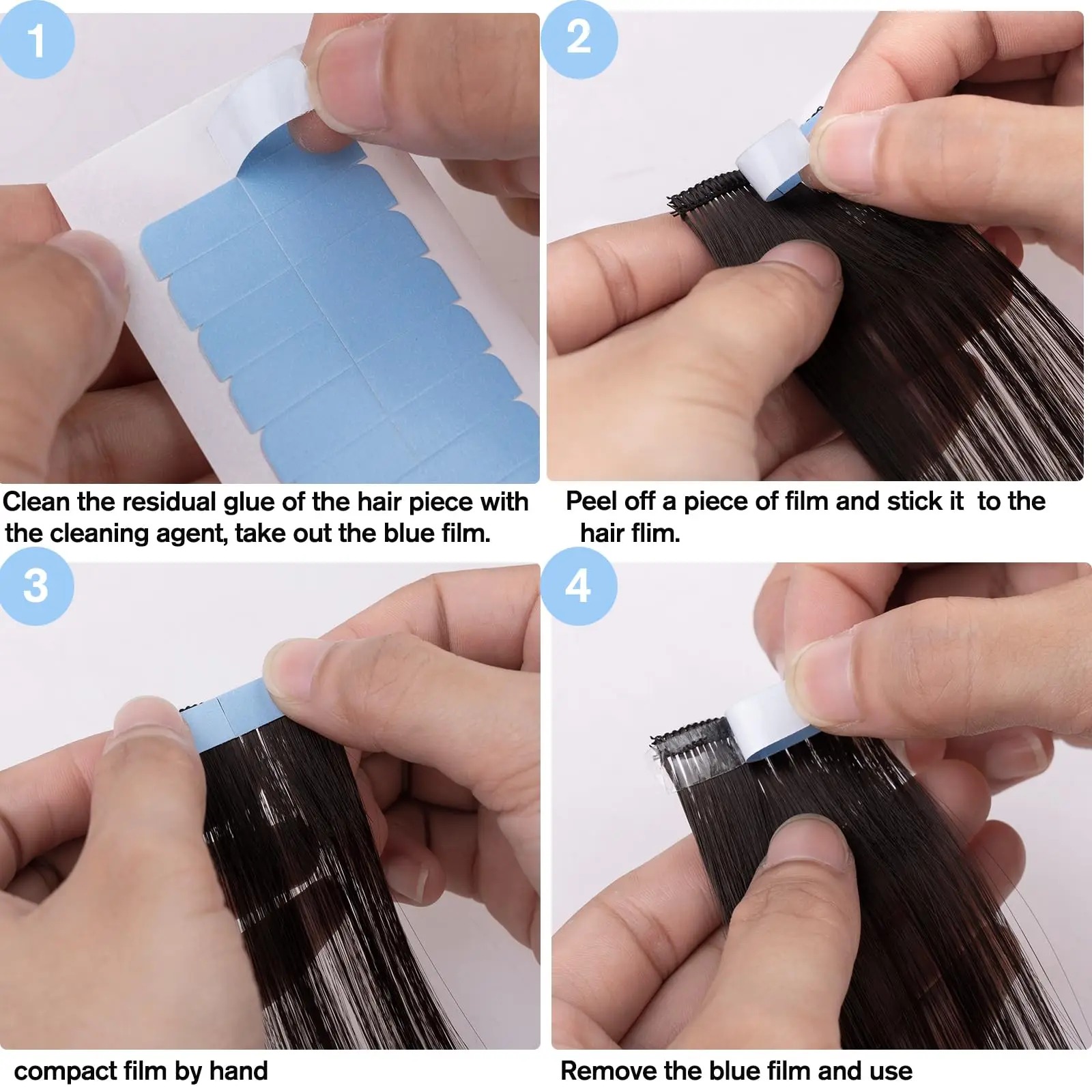 Двусторонняя сменная клейкая л – обзор и цена Hair Extension Tape In